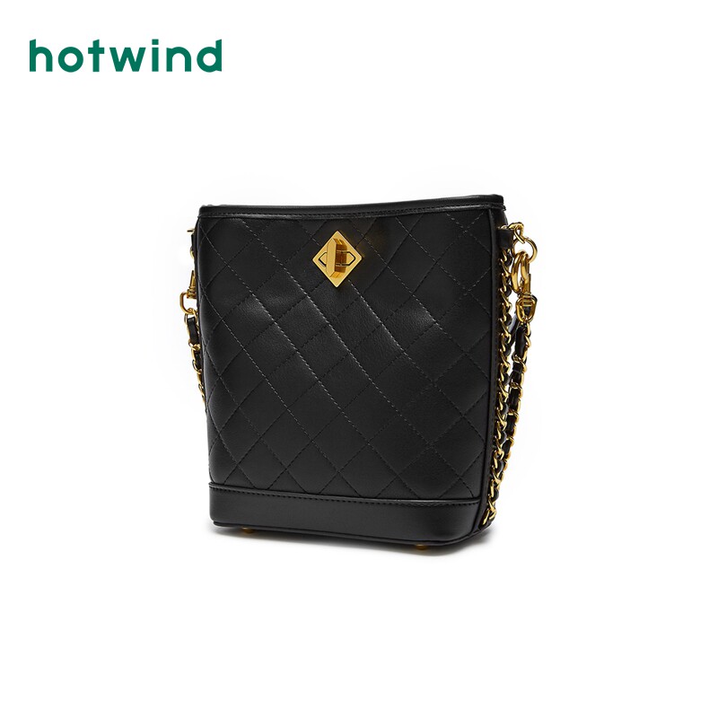 hotwind包潮水桶斜挎包单肩链条小香风新款夏新款2020年女士包袋