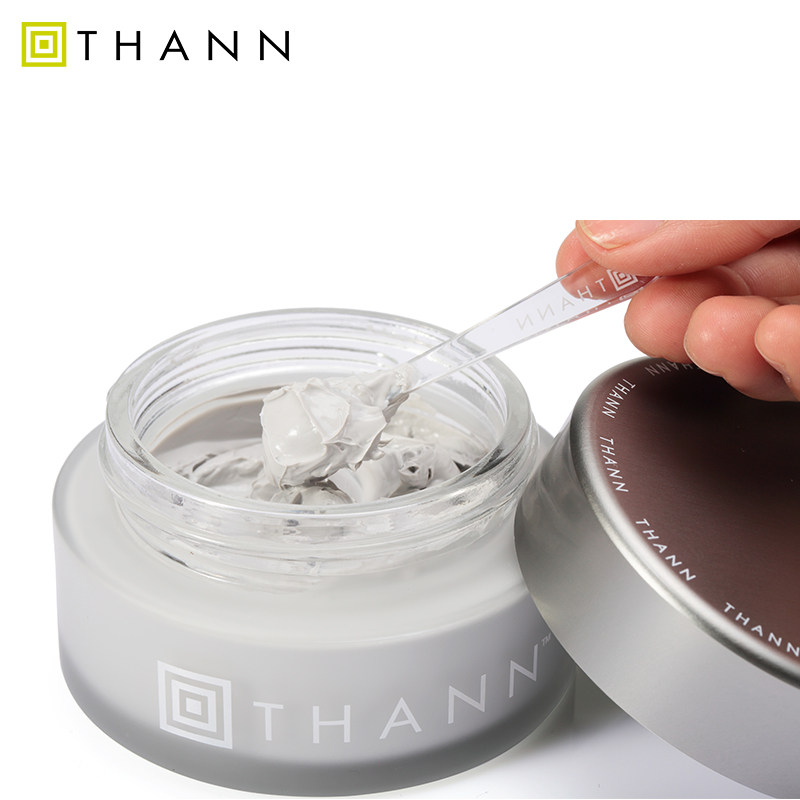 thann庭润润米萃取洁肤面膜100g泥土土泥膏状贴片面膜