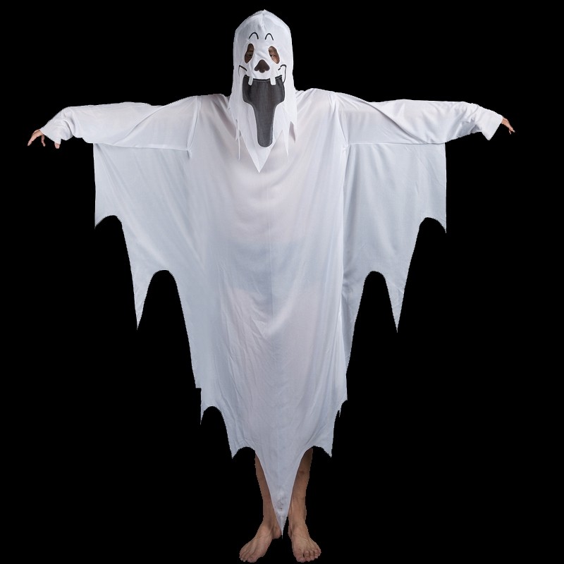 万圣节服装恐怖鬼衣白色幽灵服装魔鬼服装白无常服装亲子服装