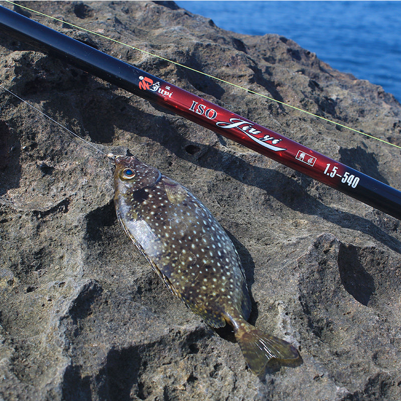 久溢矶钓竿超轻超硬滑漂钓鱼竿碳素矶竿海钓竿套装抛竿远投竿海杆