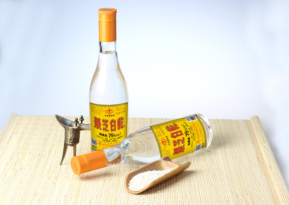 新品现货景芝白乾75度480ml超高度白酒纯粮食酒光瓶6瓶中华老字号