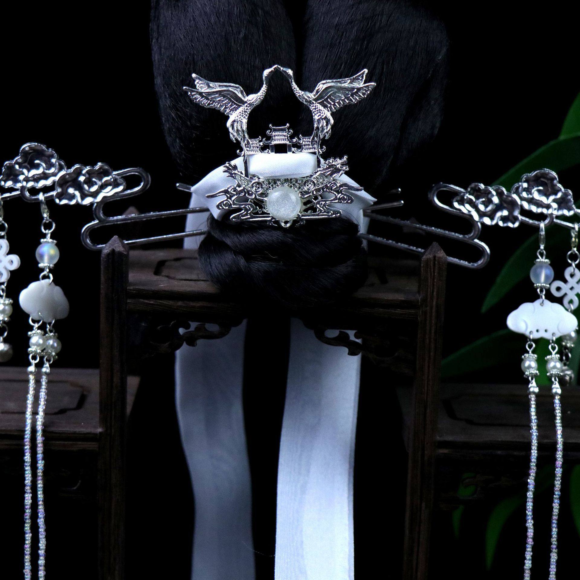 古风现货风发冠男束发头冠男汉服配饰发钗发簪发饰