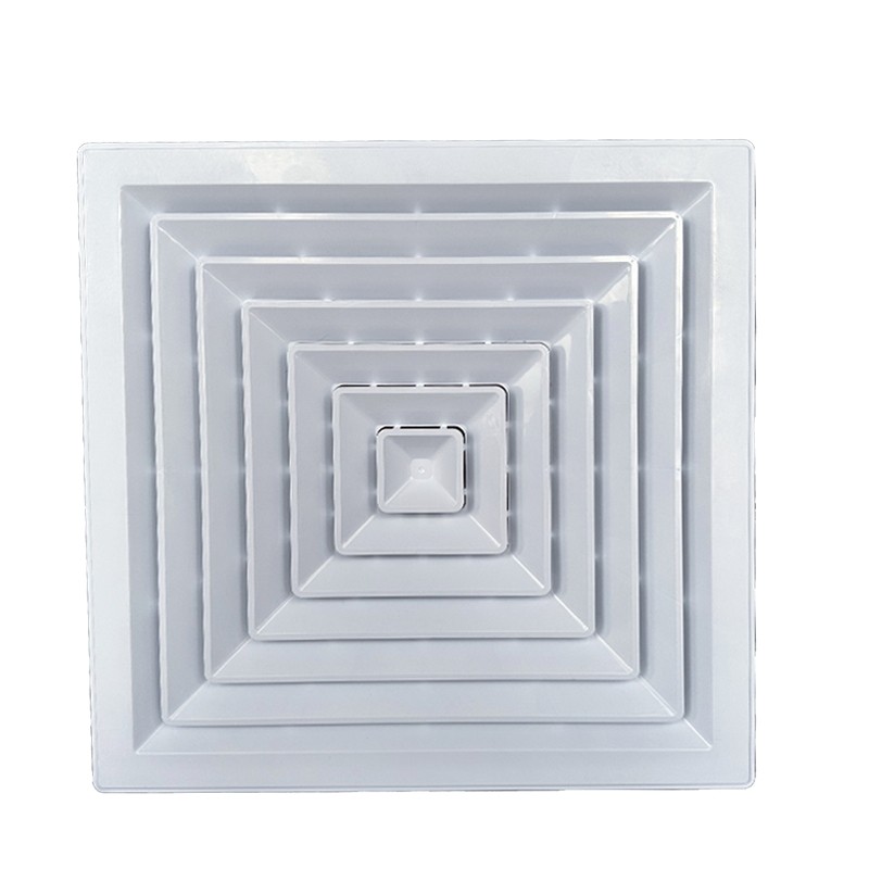 新款华旗总厂集成吊顶风口百叶方形散流器出室内新风系统