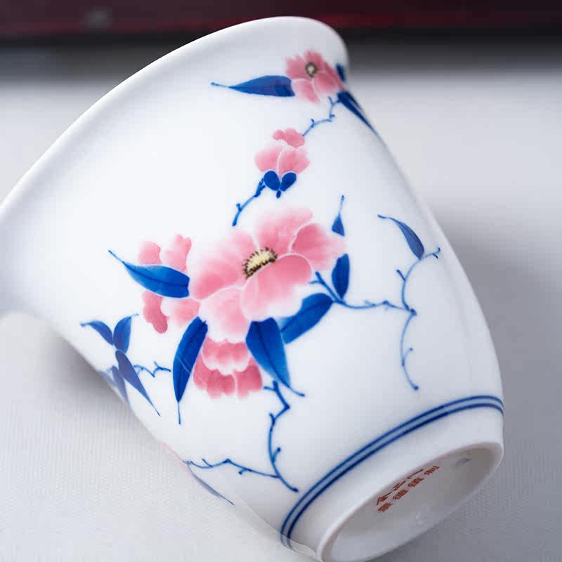 陶瓷茶具红叶景德镇瓷韵茶香家用功夫功夫茶办公室整套茶具