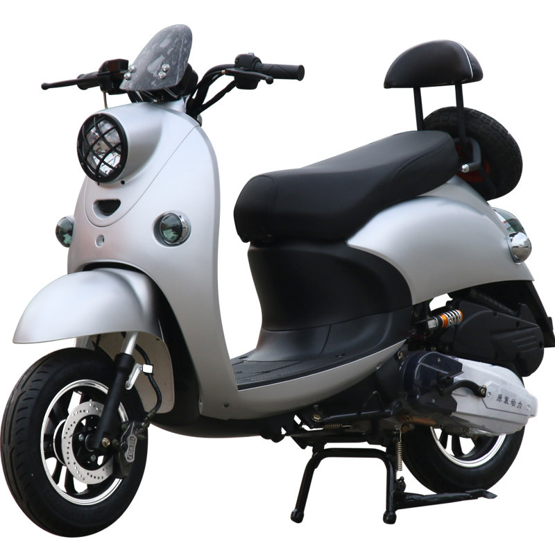 125cc小龟王可上牌踏板摩托车复古加长版燃油助力车男女款街车