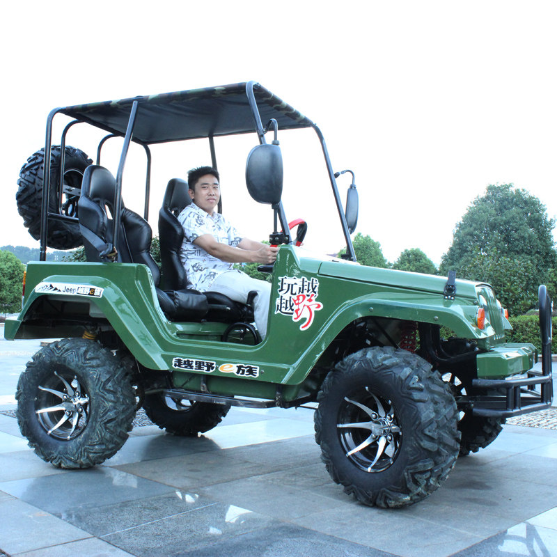 新款电动吉普车 四轮电动越野车四轮越野摩托车电动卡丁车农夫车