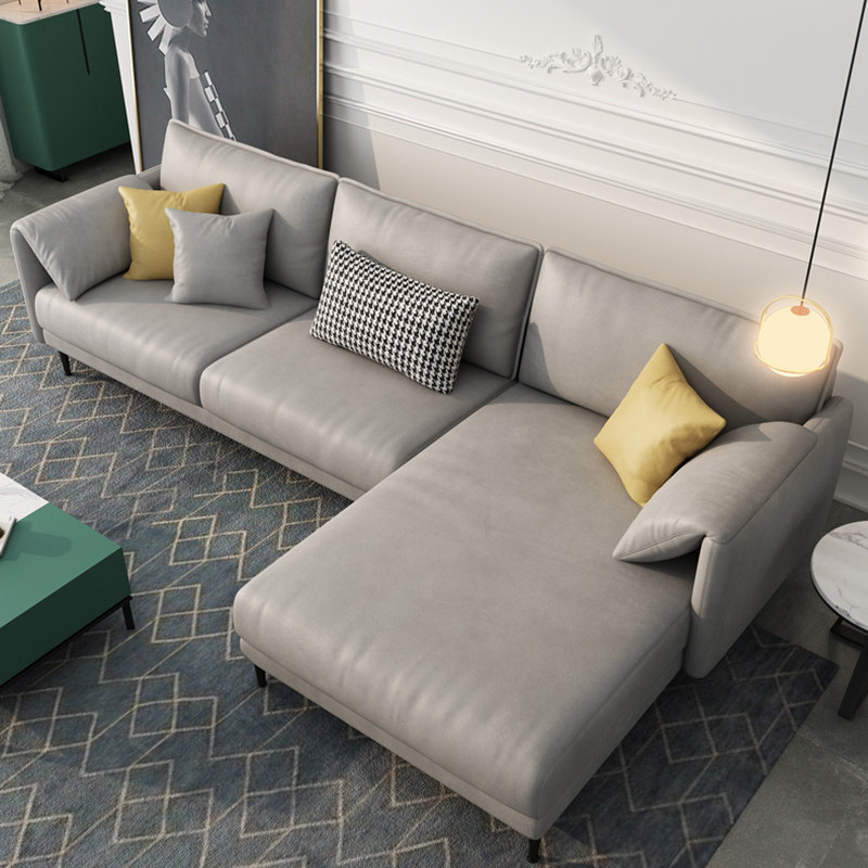 尚驰现代简约布艺沙发极简北欧客厅户型小户意式沙发布艺沙发