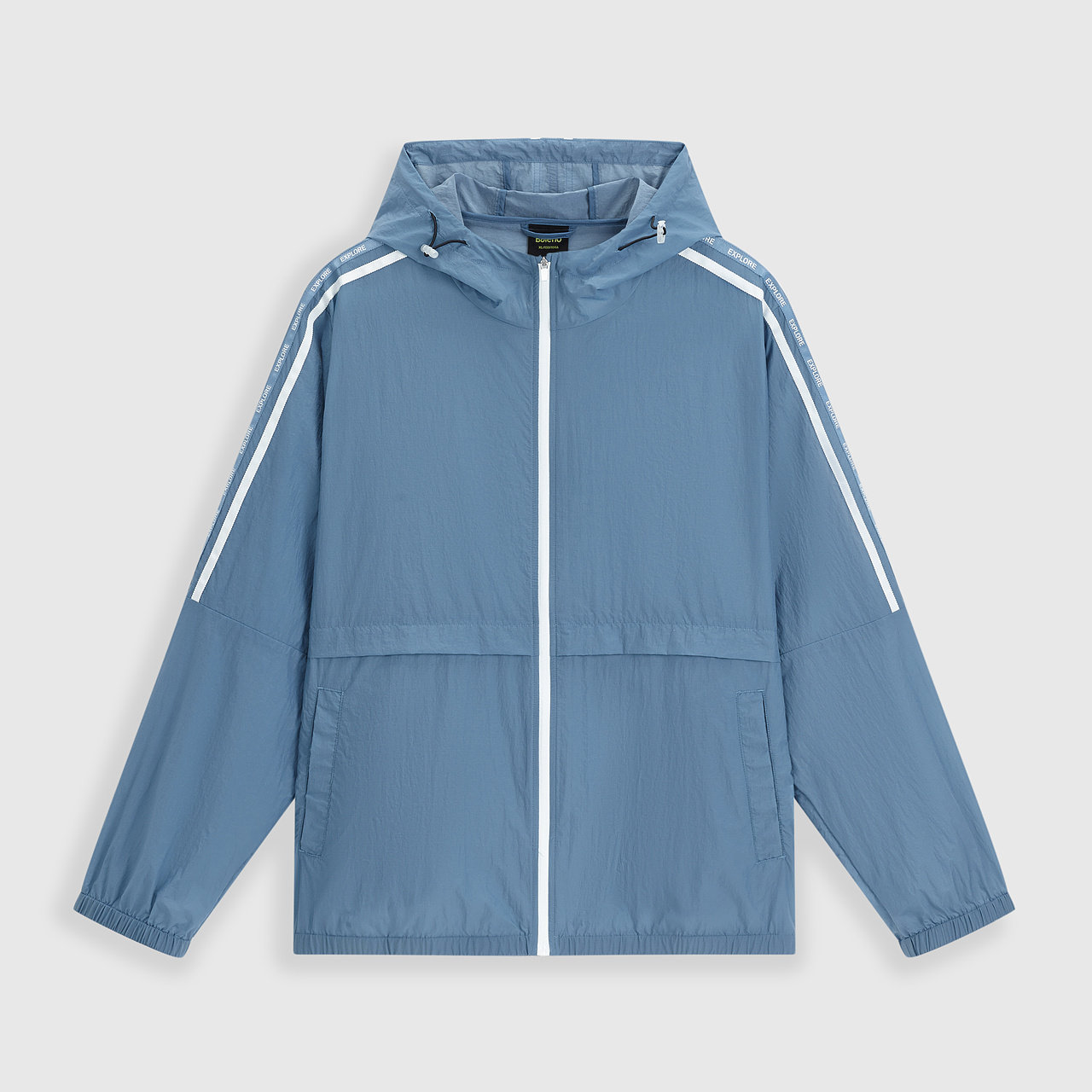 班尼路2022春夏新款休闲拼接接连防晒服男运动休闲风衣