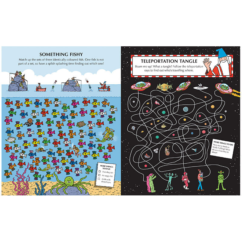 儿童原版英文寻找互动在哪里游戏现货沃利wally儿童读物原版书