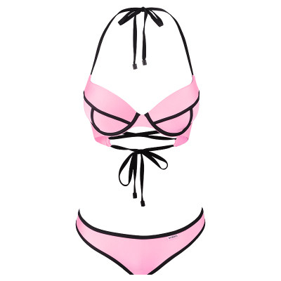 比基尼2021新款泳衣女夏大胸暴露聚拢显瘦遮肚比基尼