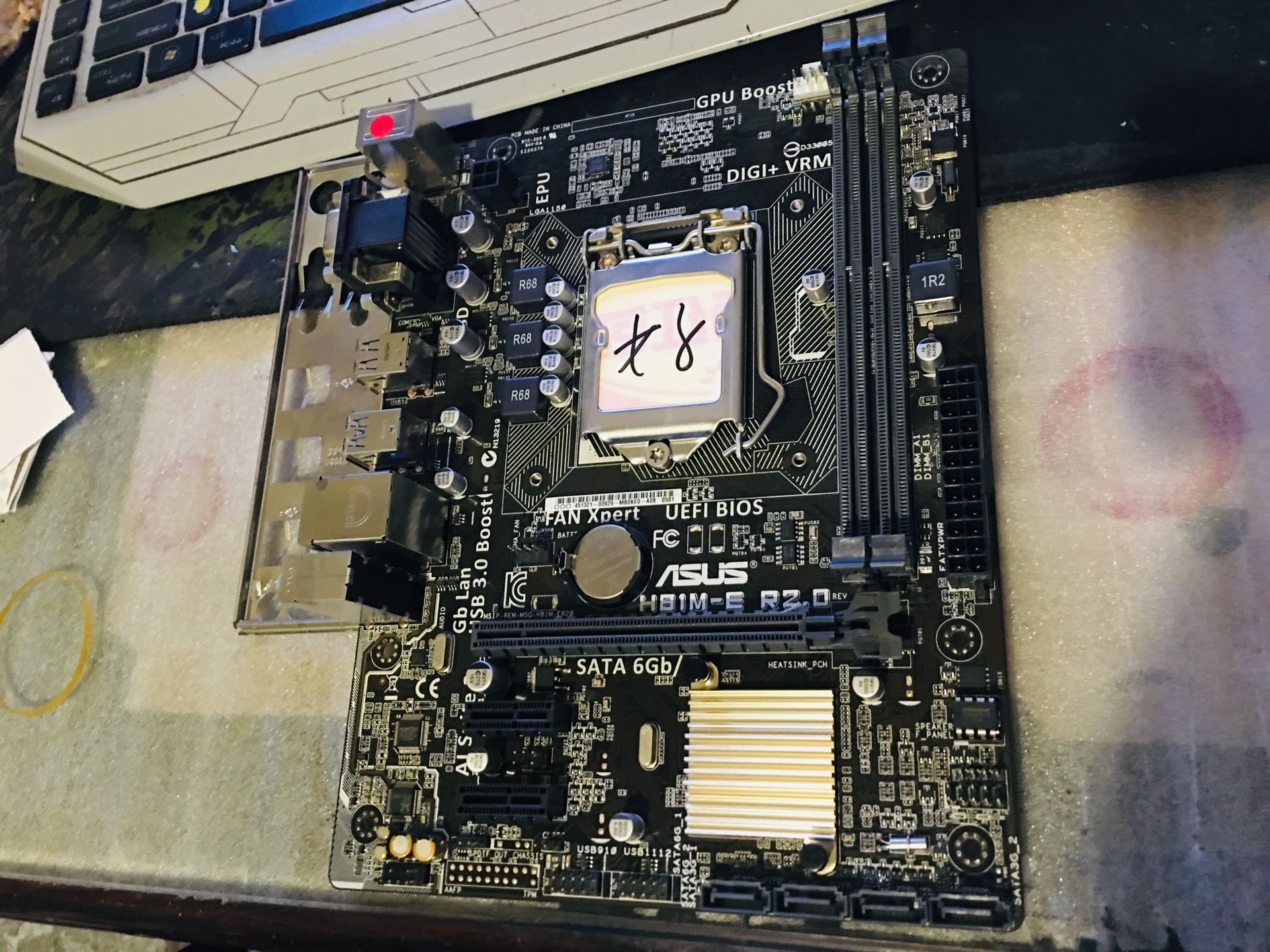 支持asus华硕h81m-er2.0h81主板1150ddr3g3260主板