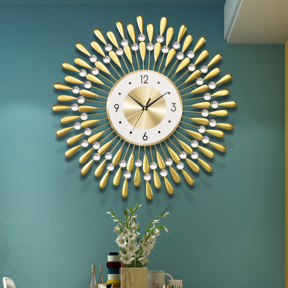 钟表挂钟客厅大气家用现代个性创意轻奢欧式挂钟