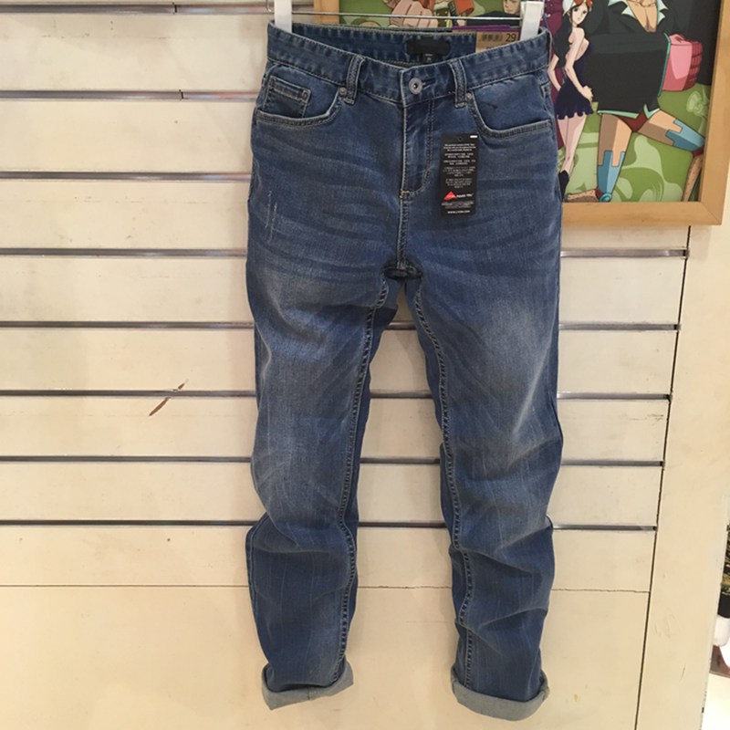 正品Baleno班尼路17年秋冬新款男装纯棉贴身剪裁牛仔裤88741002