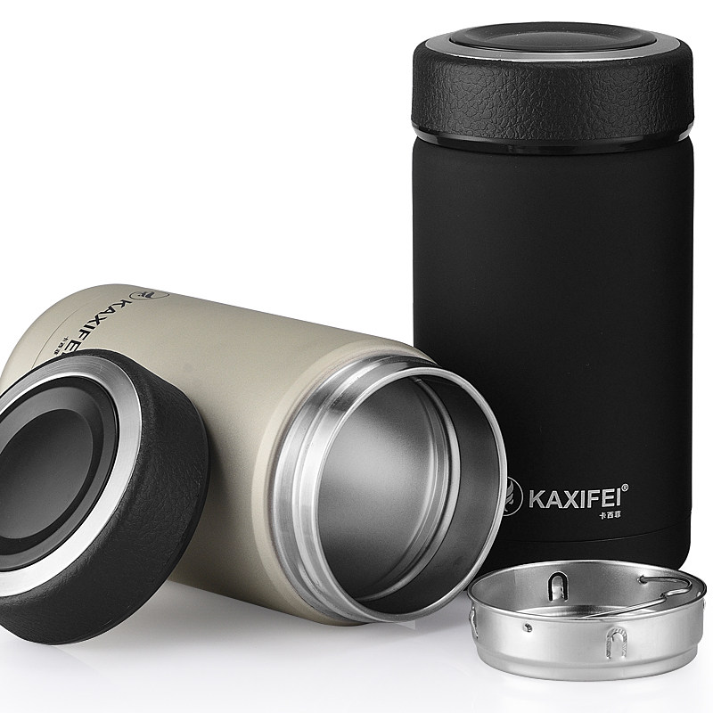 保温杯不锈钢过滤茶杯男士便携泡茶水杯商务车载随手学生水杯子