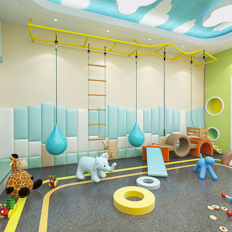 软包背景墙榻榻米墙围防撞墙贴墙面早教幼儿园跆拳道背景墙软包