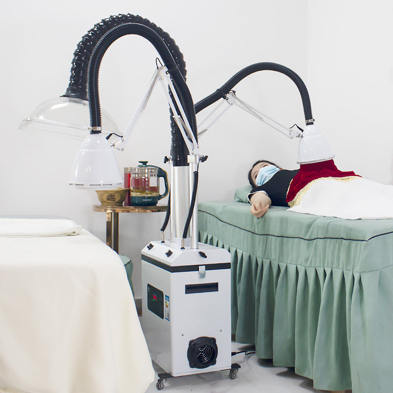 艾灸韩强明火排烟一体机回旋无烟烟雾净化器美容空气净化器