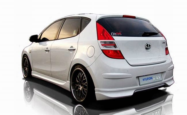 现代i30改装pp材质0912小包包围i30前后汽车包围