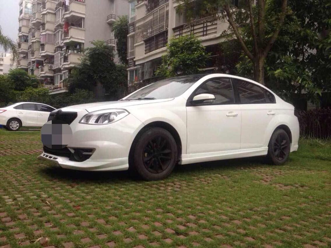 中华h330改装小包包围前后唇侧h330尾翼加装汽车包围