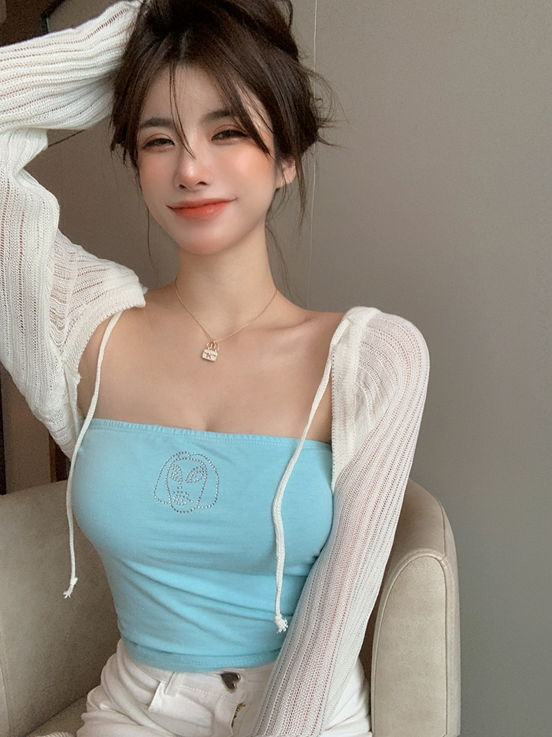 内搭抹胸吊带一字性感裹胸背心上衣2021夏季抹胸