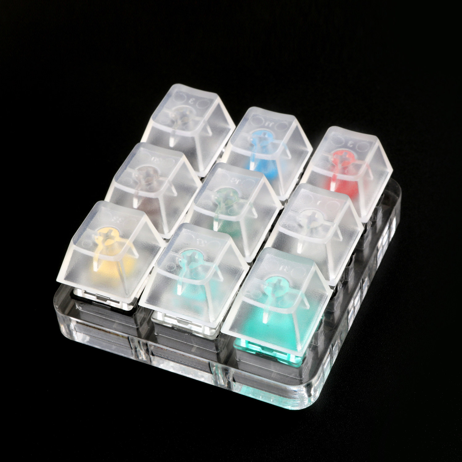 佳达达隆gateron试轴体验静音黄轴蒂芙尼zeal开关键盘