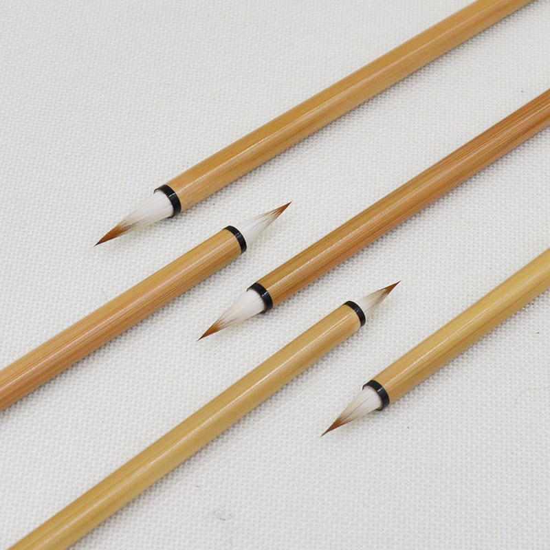 精品行书笔头毛笔头王羲之金体序瘦兰亭二王小号毛笔