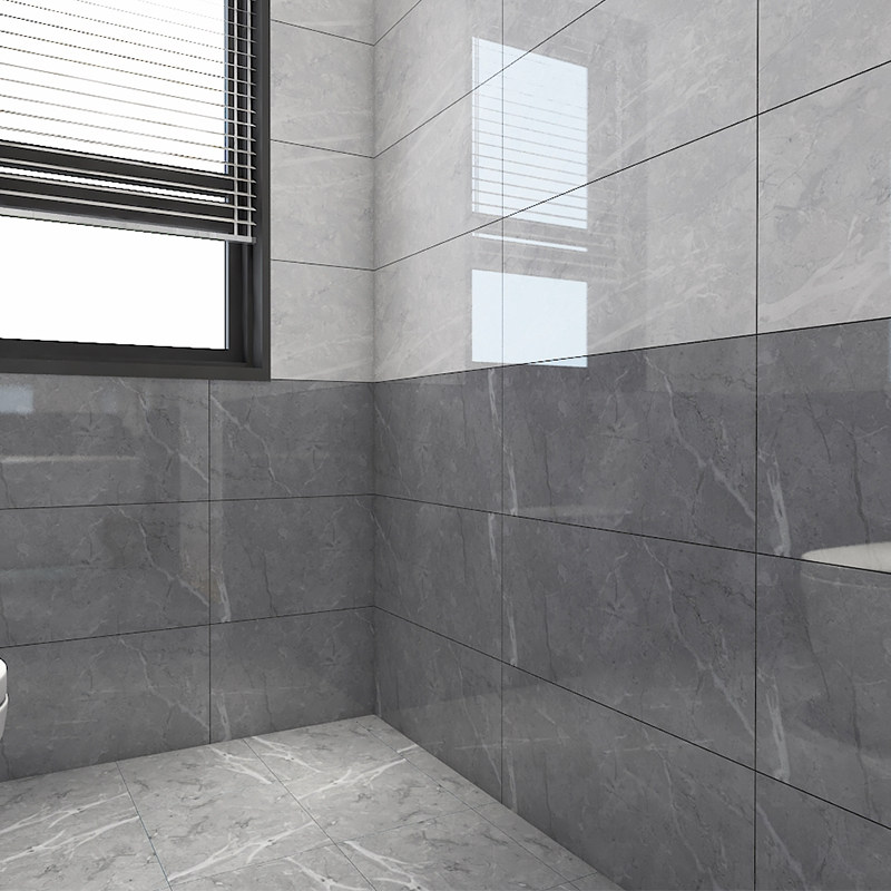 新款灰色卫生间瓷砖仿古砖水泥泥砖300x600厨房墙砖釉面砖