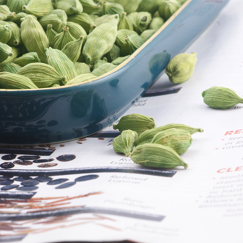 豆蔻6a印度颗粒绿豆小豆砂仁烘焙奶茶咖啡干花