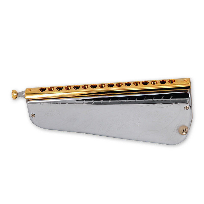 音阶半音日本新设计设计sct128复音铃木口琴16孔口琴