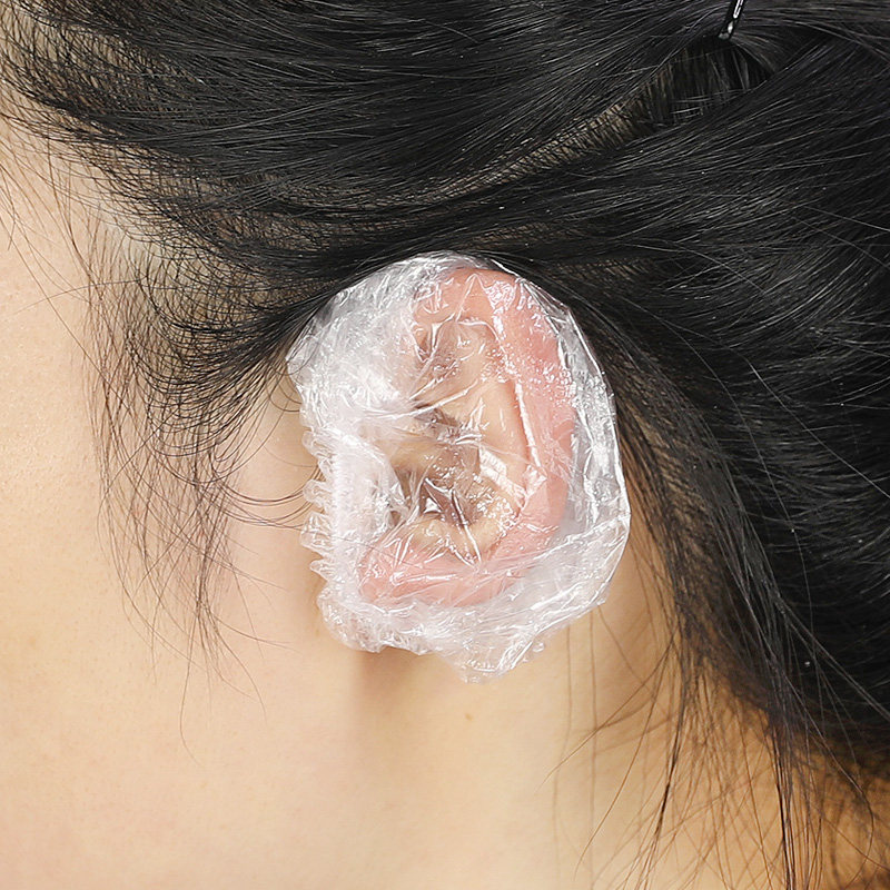 一次性耳套打耳洗澡洗头进水神器耳朵保护染发焗油耳罩