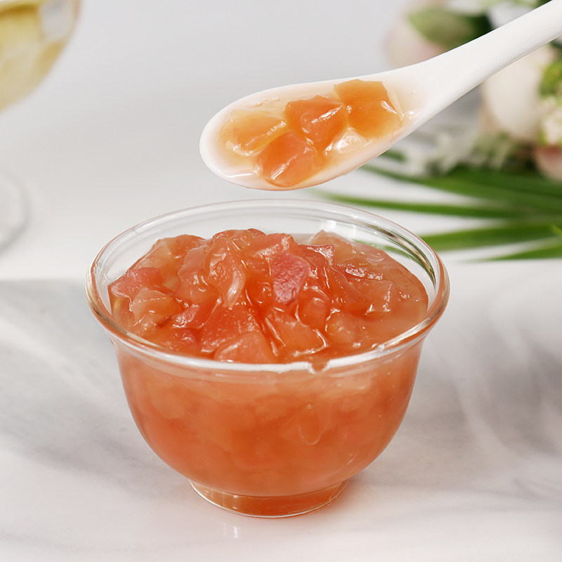 原料水蜜桃果酱13kg芝芝桃子果粒水果果肉饮料果酱