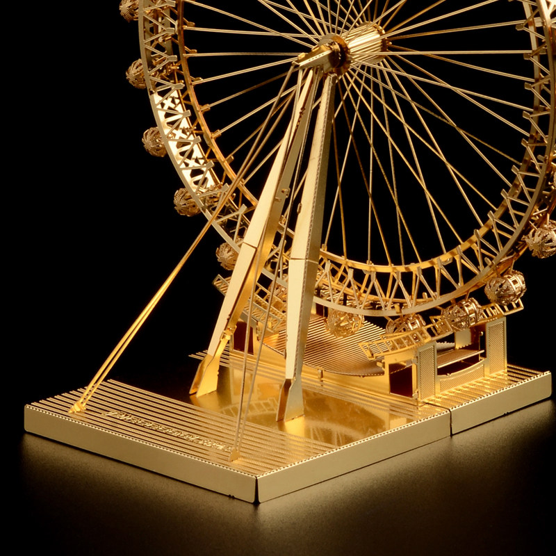 拼酷摩天轮3d立体金属拼图diy手工拼装模型摆件