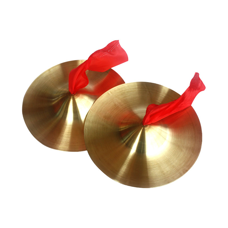 铜镲专业军镲25cm黄铜小镲学生儿童小钹亮镲军镲