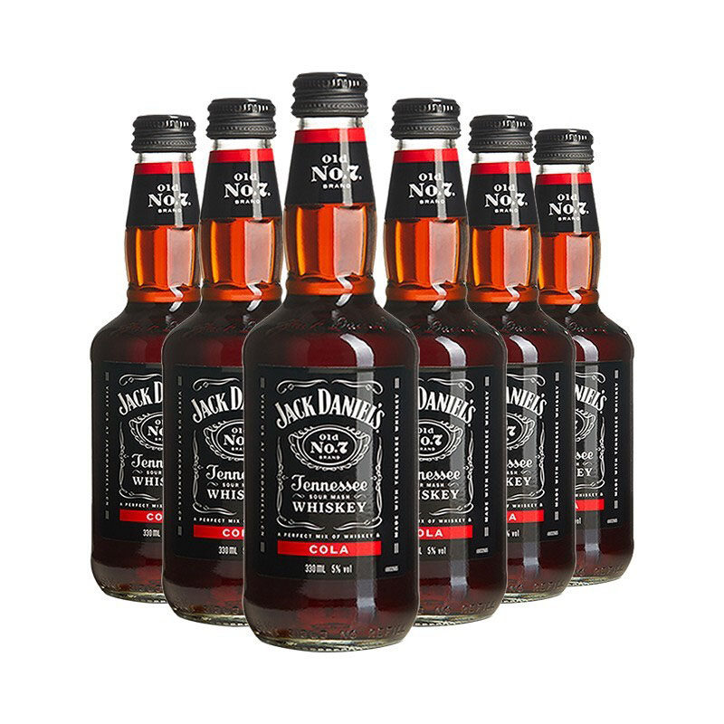 国产杰克丹尼尼可乐威士忌味配制酒苹果果味柠檬预调鸡尾酒
