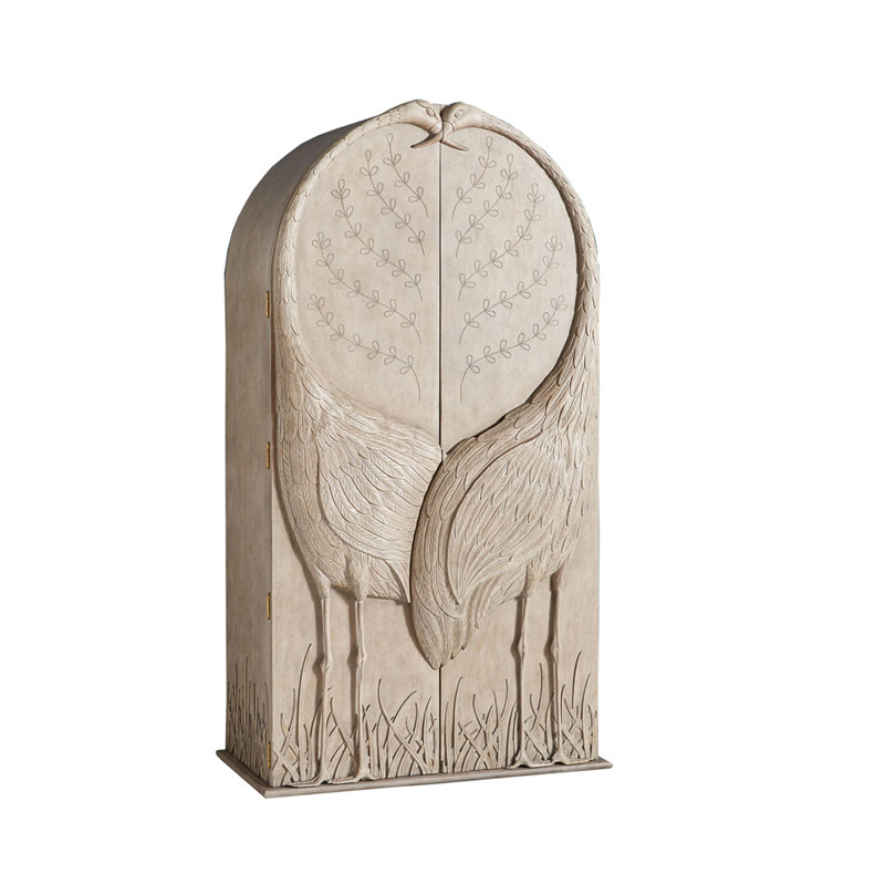 landsky北橡木之恋法式古典浮雕轻奢华系列之实木衣柜