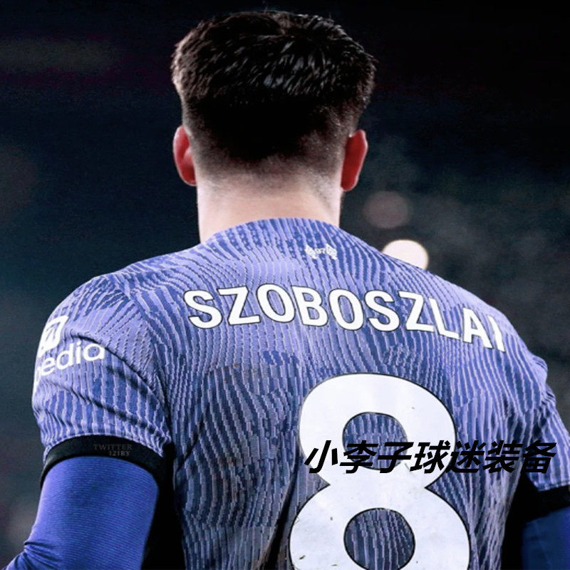 正品2324利物浦第二客场4号范戴克球衣11萨拉赫66号阿诺德足球服