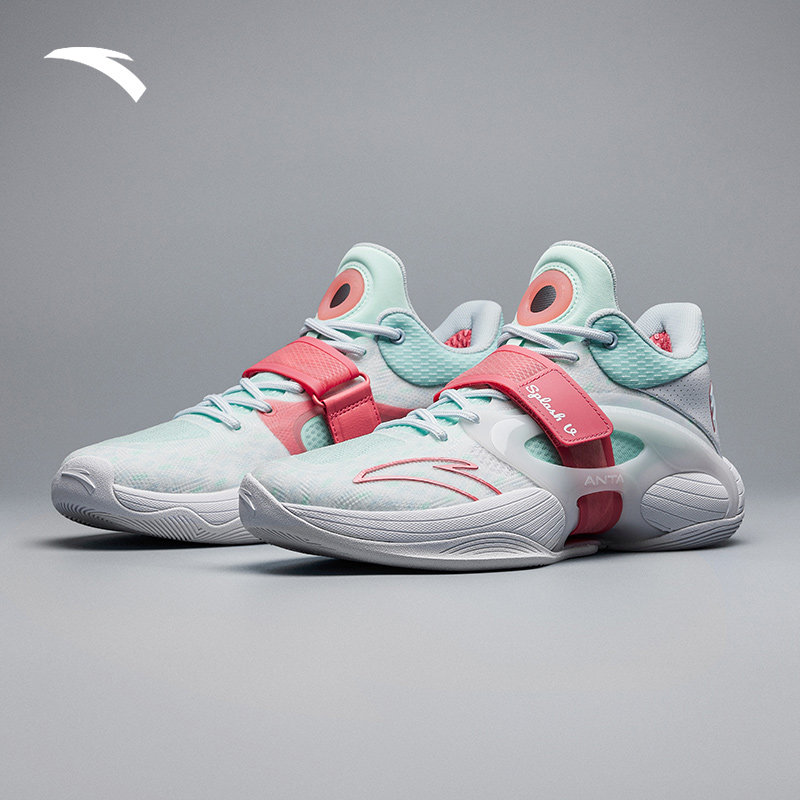 安踏水花5丨氮科技篮球鞋男轻便回弹实战kt透气运动鞋女112321108-挖