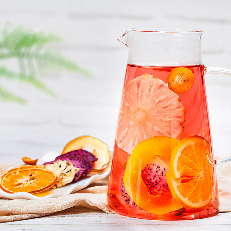 网红纯手工水果茶果干花果茶小袋装水果片组合火龙果冷泡水果茶袋