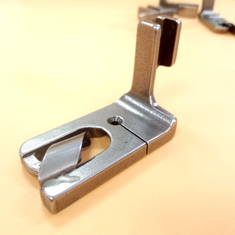 卷边压脚平车折边压脚包边压脚1cm工业缝纫机f502弧形边卷边器0.