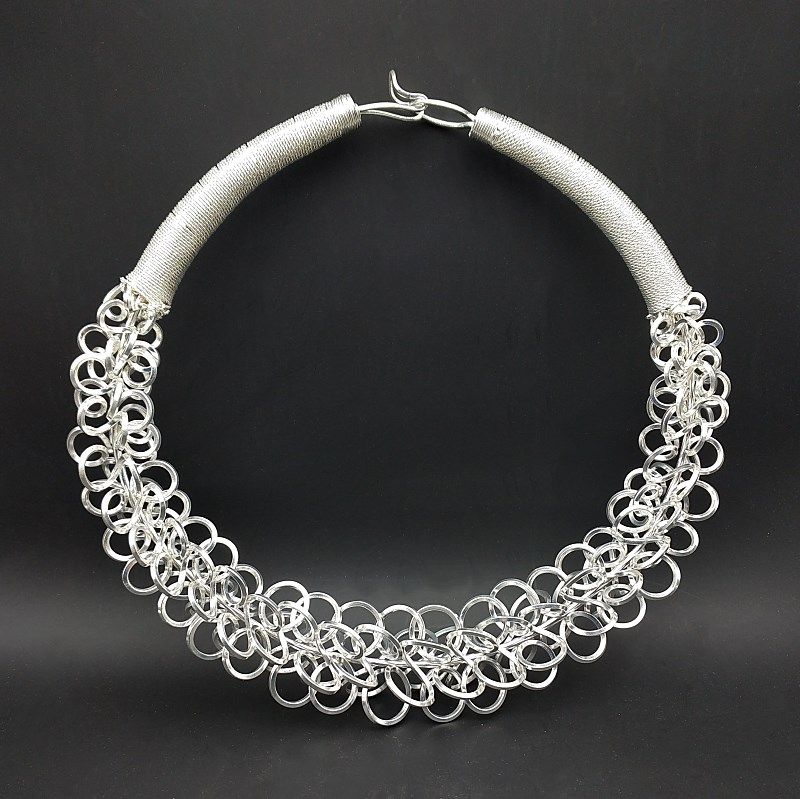 民族风苗银手工花丝项链舞台演出张项圈项圈少数项链