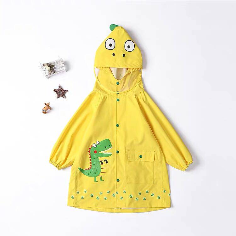 恐龙儿童卡通雨衣男童女童幼儿园小孩小学生中大雨披
