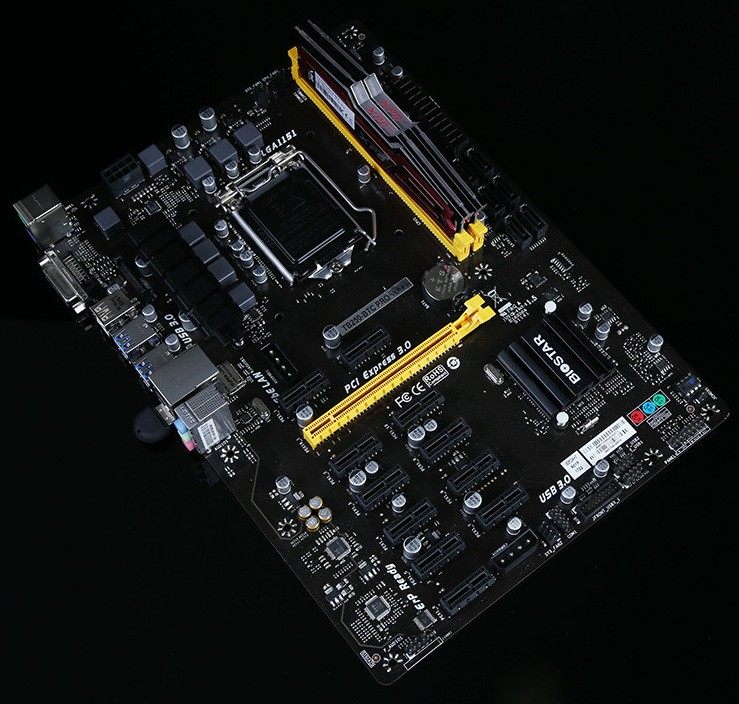 biostar映泰tb250btcpro主板ddr4支持多显卡上主板