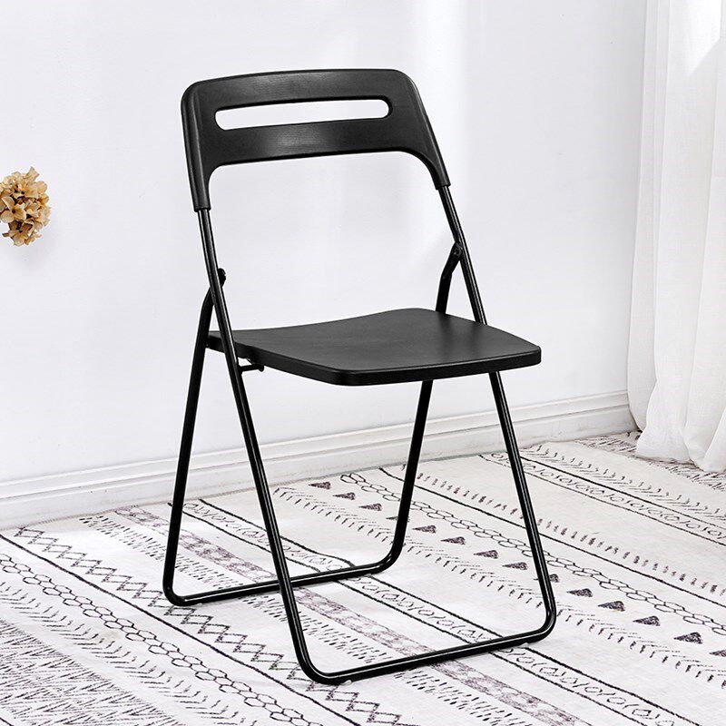 家用折叠椅子成人加厚便携办公室接待背椅简约折叠椅