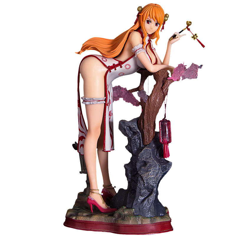 海贼王foc二喵旗袍娜美手办性感中国古风超巨海贼王手办专区