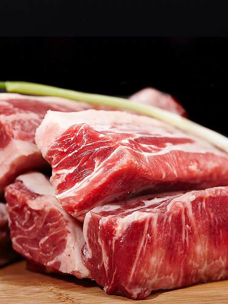 草原牛腩生烧烤牛肉黄牛肉现杀部落新鲜整块原切生牛肉