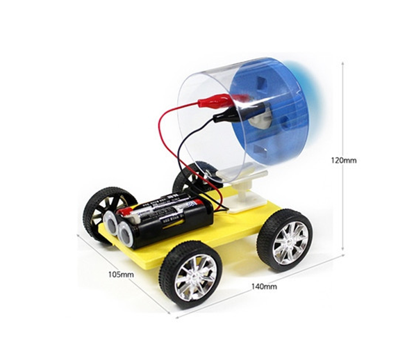 科技空气气动力小车diy制作小发明益智拼装科学实验科学实验