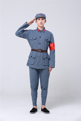 成人红军演出服八路军军装新四军红卫兵话剧表演解放军抗战民族服装