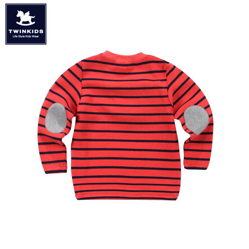twinkids韩国小木马童装正品秋冬新款儿童男女婴童t恤