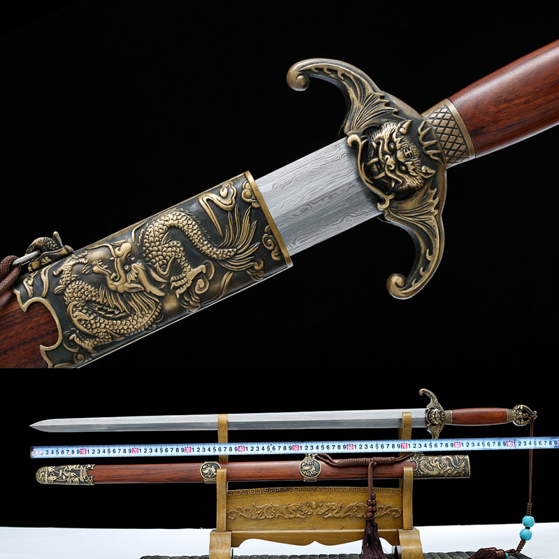 余氏精品青云剑龙龙泉市手工宝剑长款刀剑镇防身刀剑