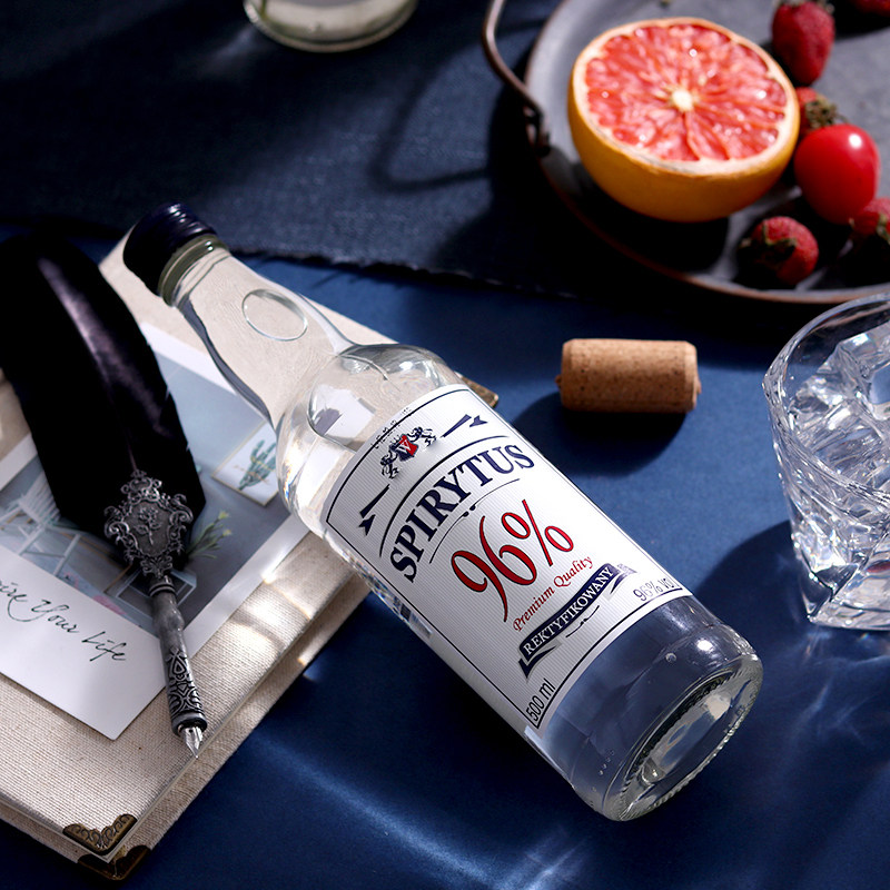 现货包邮 生命之水伏特加 96度波兰高度洋酒烈酒鸡尾酒基酒 500ml