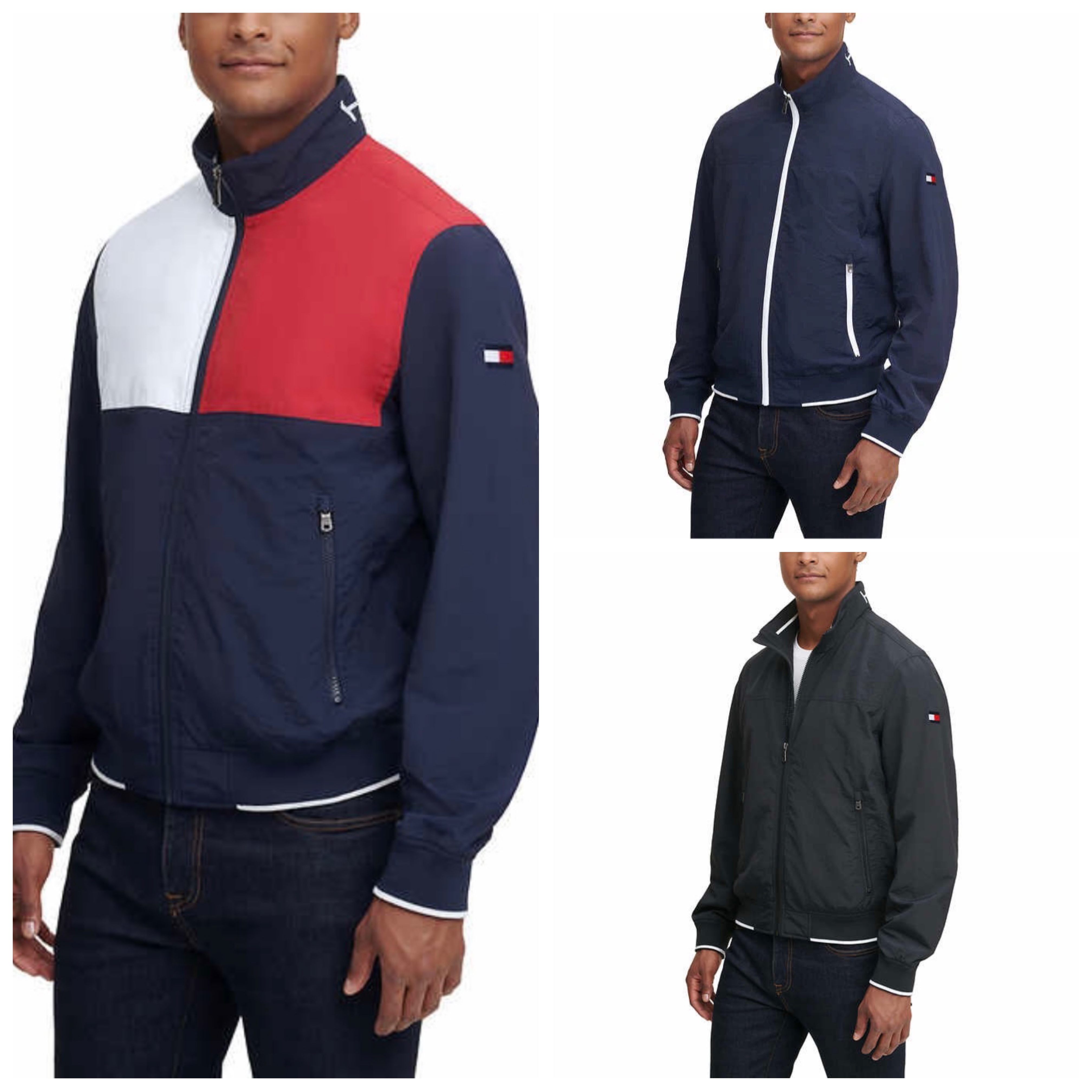 美国直邮 Tommy Hilfiger/汤米春秋轻薄男士舒适防风防雨风衣外套